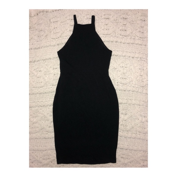 ✨Nasty Gal black body con dress with mesh cut outs - Picture 2 of 4